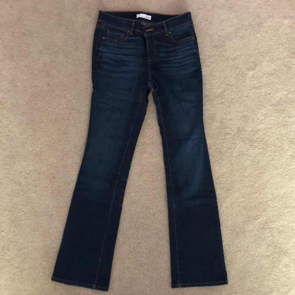 SOLD Loft Bootcut Dark Wash Jeans